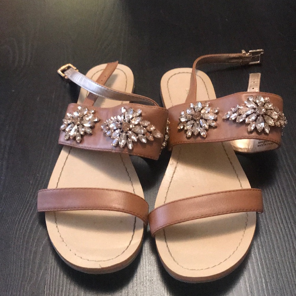 BCBG Gold sandals